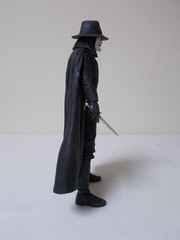 Neca DC Comics 2006 V for Vendetta 7″ action figure w/ 4 daggers, loose