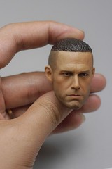 1/6th Actor A-33 Ben Affleck Head Caved Fit 12in ZC Toys Male Body Figure Toys