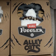 Fuggler Alley Cats Series Set of 6 Plush 9” Funny Ugly Monster Alley Cats X Zuru