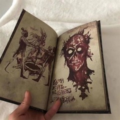 New Necronomicon ResinDark Magic Book Demon Evil Dead Summon Book Horror Prop