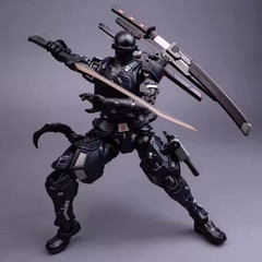 22CM SC001 Snake Eyes Black Warrior Action Figure 1/10 Movable Model Toy