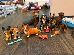 USED Realistic Dog Toys Dog Academy Playset (SEE DESCRIPTION)