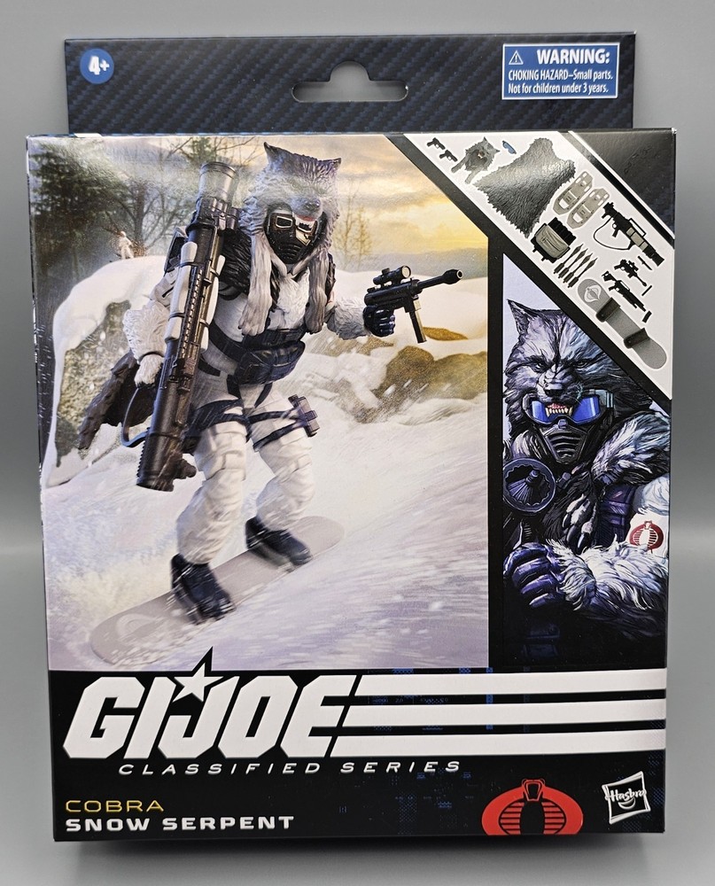 G.I. Joe Classified Series Cobra Snow Serpent Figure #93 Deluxe Hasbro MISB