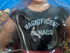 🔴 Vintage LJN Wrestling Superstars THE ROCK DON MAGNIFICENT MURACO 22 back 1985