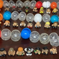 Lot 42 WWE WWF ECW WCW Mini Squinkies Wrestling Figures Tiny 0.75″ Tall CENA BAG