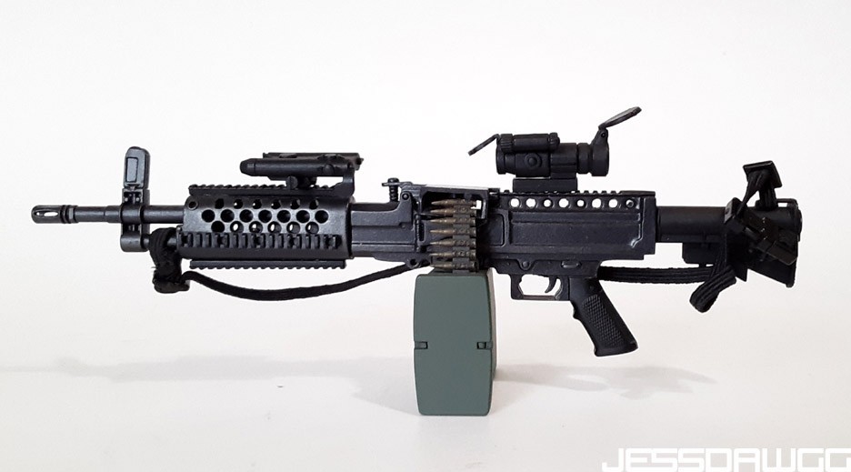 1/6 MK46 assault rifle machine gun by Dragon 12″ figure Military Gi Joe BBI army
