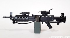 1/6 MK46 assault rifle machine gun by Dragon 12″ figure Military Gi Joe BBI army