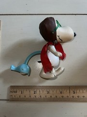 Snoopy Skediddler Vintage Peanuts 1968 Mattel Walking Toy Red Baron Instructions