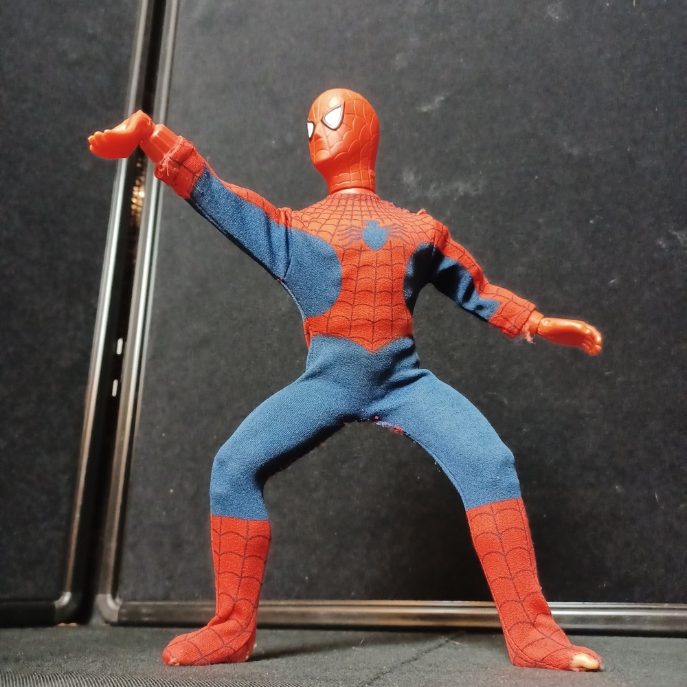 Vtg 1978 Mego Web Shooting Spider-Man Action Figure 12″ Red Torso RARE HTF