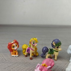 Disney Princess Palace Pets Mini Figures Lot Of 12 Collectible Toys Multi-Color