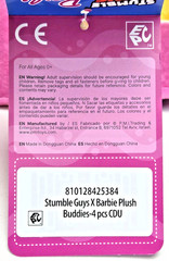 S/2 Barbie Stumble Guys Plush Buddies 8″ Limited Edition Mattel 2024 NWT