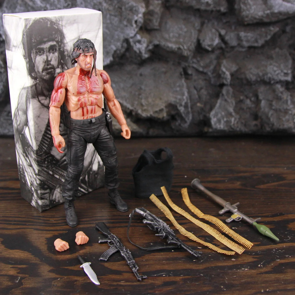 First Blood Rambo 7″ Action Figure – Classic Sylvester Stallone Collectible