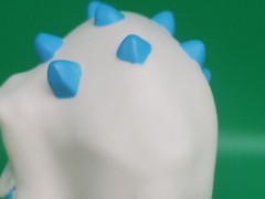 Disney Frozen Bubble Bath Baby Marshmallow Snow Monster Toy Figure Vinyl Plastic