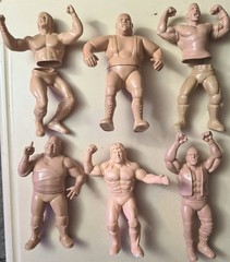 LJN Prototype WWE WWF Ultimate Warrior, Hogan, Austin, Bundy, Rhodes TEST SHOT