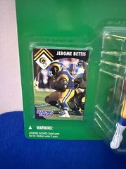 Starting Lineup 1995 JEROME BETTIS + 2000 ISAAC BRUCE St Louis Los Angeles Rams