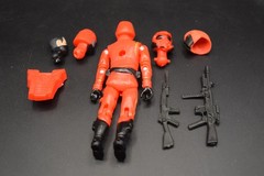 GI Joe Black Major Cobra Crimson Guard RED and GOLD Army Builder