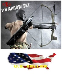 ❶❶1/6 Arrow Set First Blood / Rambo Knife for 12″ Figure hot toys narrow body❶❶