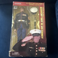 New Gunnery Sgt R. Lee Ermey 12” Dress Blues 2006 Talk Figure Collector Edition