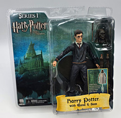 NECA Harry Potter Order of the Phoenix Series 1 Action Figure w/ Wand & Base NEW