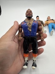 1983 Lot Of 2 The A-Team Murdoch Mr T John Hannibal Smith 6 Inch Figures A Team