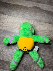 VTG 1989 TMNT Donatello Plush Ornament Ace Novelty Mirage Studios Turtle