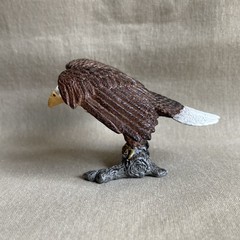 Schleich Bald Eagle Wings Spread On Branch 14780 Wildlife Realistic Bird Animal