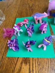 Lot Of 15 My Little Pony Figures Various Sizes Years Generations few Unicorns