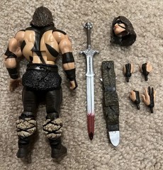 Super7 Ultimates Conan the Barbarian War Paint figure Arnold 7” -complete, Loose