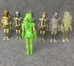 Lot of 7 Super 7 Predator Action Figure 3.75″ loose