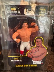 Big Rubber Guys British Bulldogs DYNAMITE KID & DAVEY BOY SMITH WWE LJN in Cases