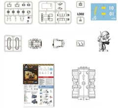 HiPlay Metal Slug X: Tank, Mecha Anime Style Plastic Tank Model Kits