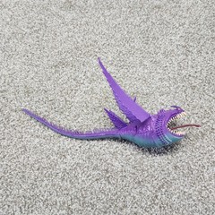 How To Train Your Dragon Thunderdrum 13″ Action Figure 2013 Purple Defenders