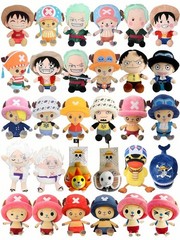 One Piece Chopper Plush Keychain Soft Stuffed Doll 14-30cm Kawaii Anime Toy!