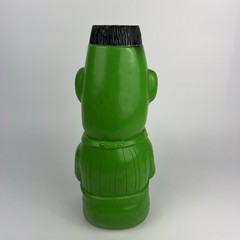 Vintage Sesame Street Bert Bank 1971 Vinyl Plastic Coin Bank Green
