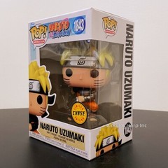 Uzumaki Naruto with Shuriken Funko Pop! Vinyl Figure CHASE Metallic w/ Protector