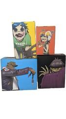 Kidrobot Gorillaz Vinyl Figures Complete Set 2D Murdoc Noodle Russel w/ Boxes