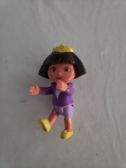 Dora the Explorer Magical Dollhouse Dora 4″ Figure 2005 Crown Purple Mattel LOT