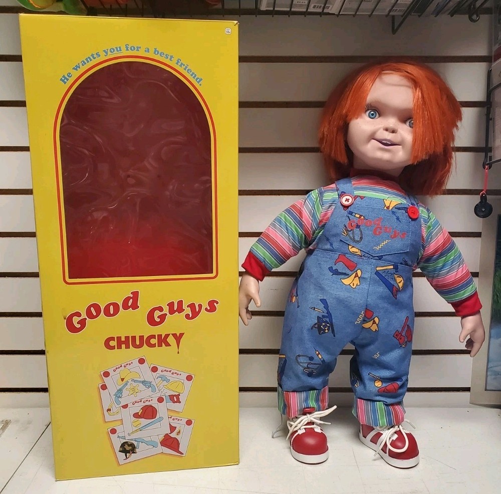 2024 Spencer’s Novelties: 24″ Good Guys Chucky Doll w/Box, Pre-Owned *READ*