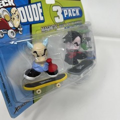 Tech Deck Dude Magna Series 3 Pack Enstein Simon Stevie J New Box Wear