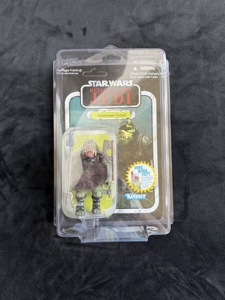 Hasbro Star Wars TVC ROTJ Gamorrean Guard Unpunched MOC in Star Case!