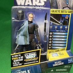 Star Wars The Clone Wars Pre Vizsla 3.75″ Figure CW08 w/ Darksaber – NEW