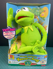 Magic Talking Kermit The Frog Sesame Street 30th Anniversary 1999 Tested/Working