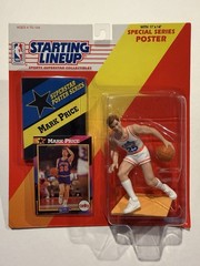 💥🏀 1992 MARK PRICE Starting Lineup, Cleveland Cav’s, NBA, Card & Poster 🏀💥