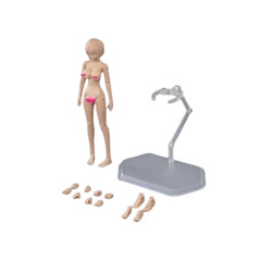 USA 86TOYS 1/12 Female Action Figure Body 6in Suntan Skin Body Big Breast Model