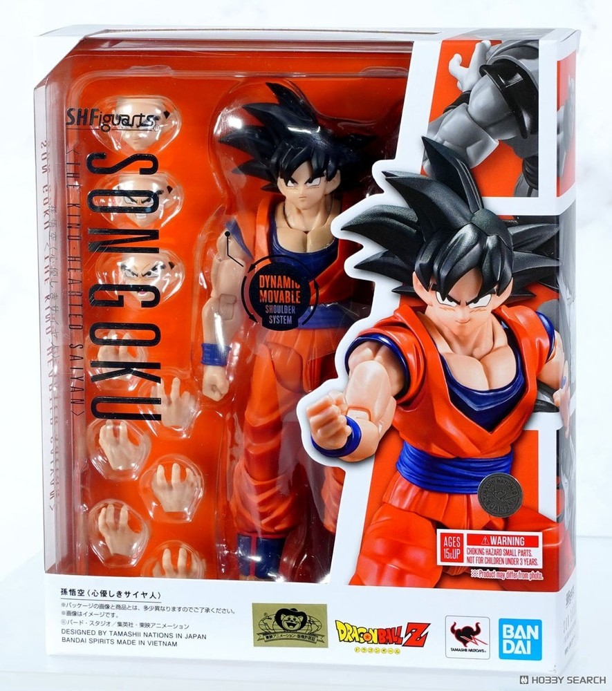 Bandai S.H.Figuarts Action Figure Son Goku The Kind-Hearted Saiyan Dragon Ball Z