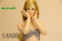 1:6 UANDD Small Bust OB Normal Skin NO Finger Bone 12″ Female Action Figure Body