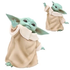 Grogu Baby With Gift Box Yoda The Child Mandalorian 8CM Action Figure Star Wars