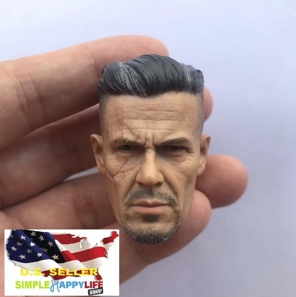 1/6 Scale male head for Cable deadpool For 12″ figure hot toys worldbox ❶USA❶