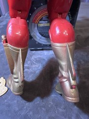 VT 1996 Talking Turbo Man Jingle All The Way Action Figure Works & Accessories