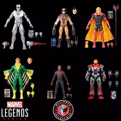 2025 Marvel Mini-Comic Retro Card Legends Wave 1 & 2 6″ Hasbro Figure Set of 12